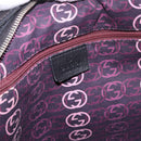 GUCCI Shoulder Bag Leather Black Gold 162882 Auth 189322A-16
