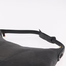 GUCCI Shoulder Bag Leather Black Gold 162882 Auth 189322A-8