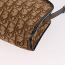 Christian Dior Trotter Canvas Shoulder Bag Beige Auth 189328-15
