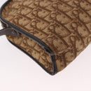 Christian Dior Trotter Canvas Shoulder Bag Beige Auth 189328-16