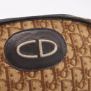 Christian Dior Trotter Canvas Shoulder Bag Beige Auth 189328-18