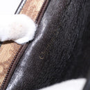 Christian Dior Trotter Canvas Shoulder Bag Beige Auth 189328-11