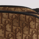 Christian Dior Trotter Canvas Shoulder Bag Beige Auth 189328-3