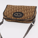 Christian Dior Trotter Canvas Shoulder Bag Beige Auth 189328-7