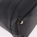 CHANEL Shoulder Bag Caviar Skin Black Gold CC Auth 189329SAM-8