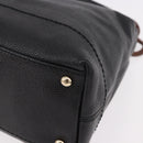 CHANEL Shoulder Bag Caviar Skin Black Gold CC Auth 189329SAM-15