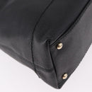 CHANEL Shoulder Bag Caviar Skin Black Gold CC Auth 189329SAM-16