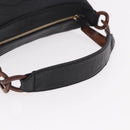 CHANEL Shoulder Bag Caviar Skin Black Gold CC Auth 189329SAM-7