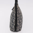 Christian Dior Trotter Canvas Accessory Pouch Navy Silver Auth 189334V-4
