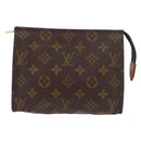 LOUIS VUITTON Monogram Poche Toilette 19 Pouch M47544 LV Auth 189335-13