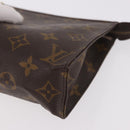 LOUIS VUITTON Monogram Poche Toilette 19 Pouch M47544 LV Auth 189335-14