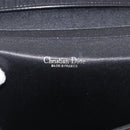 Christian Dior Trotter Canvas Hand Bag Black Gold Auth 189336-11