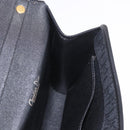 Christian Dior Trotter Canvas Hand Bag Black Gold Auth 189336-18