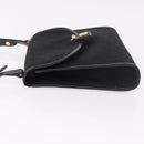 Christian Dior Trotter Canvas Hand Bag Black Gold Auth 189336-4