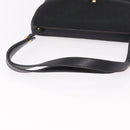Christian Dior Trotter Canvas Hand Bag Black Gold Auth 189336-7