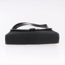 Christian Dior Trotter Canvas Hand Bag Black Gold Auth 189336-5