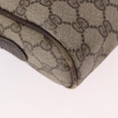 GUCCI GG Supreme Web Sherry Line Shoulder Bag PVC Beige Red 010 378 Auth 189338-14