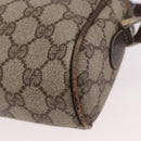 GUCCI GG Supreme Web Sherry Line Shoulder Bag PVC Beige Red 010 378 Auth 189338-15