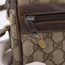 GUCCI GG Supreme Web Sherry Line Shoulder Bag PVC Beige Red 010 378 Auth 189338-17