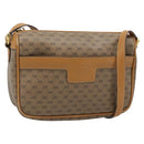 GUCCI Micro GG Supreme Shoulder Bag PVC Beige Gold 001 14 0412 Auth 189340-1