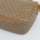GUCCI Micro GG Supreme Shoulder Bag PVC Beige Gold 001 14 0412 Auth 189340-16