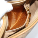GUCCI Micro GG Supreme Shoulder Bag PVC Beige Gold 001 14 0412 Auth 189340-24