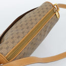 GUCCI Micro GG Supreme Shoulder Bag PVC Beige Gold 001 14 0412 Auth 189340-6