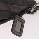 PRADA Shoulder Bag Nylon Green Silver Auth 189344A-17