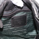 PRADA Shoulder Bag Nylon Green Silver Auth 189344A-19