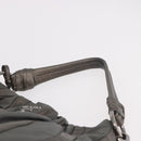 PRADA Shoulder Bag Nylon Green Silver Auth 189344A-8