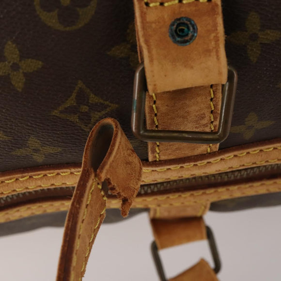 LOUIS VUITTON Monogram Sac Souple 55 Boston Bag M41622 LV Auth 189346