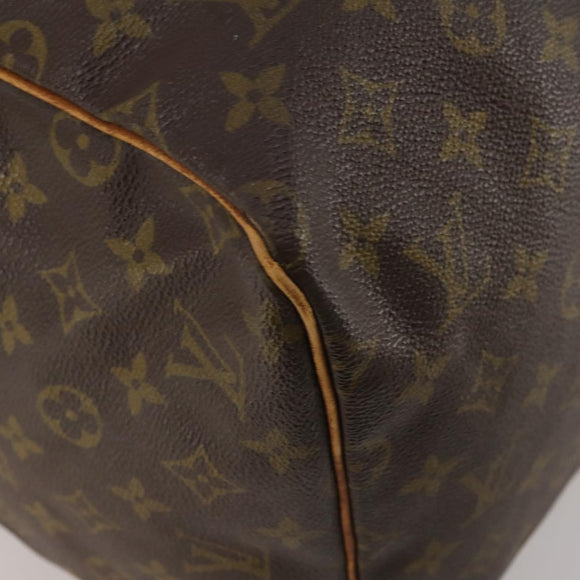 LOUIS VUITTON Monogram Sac Souple 55 Boston Bag M41622 LV Auth 189346