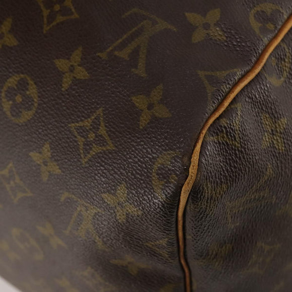 LOUIS VUITTON Monogram Sac Souple 55 Boston Bag M41622 LV Auth 189346