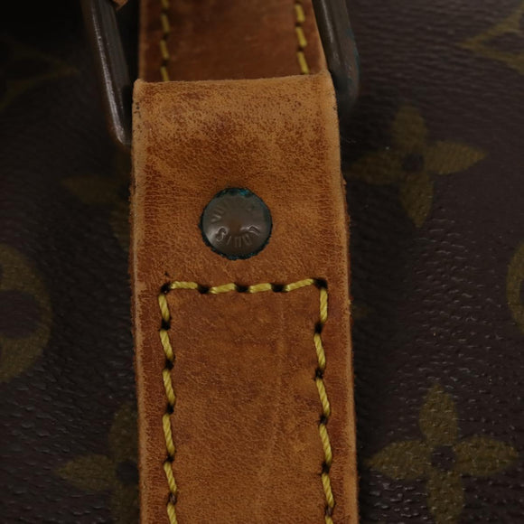 LOUIS VUITTON Monogram Sac Souple 55 Boston Bag M41622 LV Auth 189346