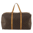 LOUIS VUITTON Monogram Sac Souple 55 Boston Bag M41622 LV Auth 189346-2