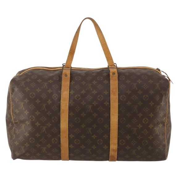 LOUIS VUITTON Monogram Sac Souple 55 Boston Bag M41622 LV Auth 189346