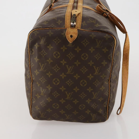 LOUIS VUITTON Monogram Sac Souple 55 Boston Bag M41622 LV Auth 189346
