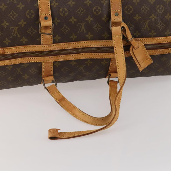 LOUIS VUITTON Monogram Sac Souple 55 Boston Bag M41622 LV Auth 189346