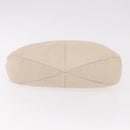 LOEWE Shoulder Bag Leather Ivory Gold Auth 189347A-5