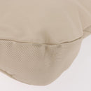 LOEWE Shoulder Bag Leather Ivory Gold Auth 189347A-16
