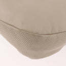 LOEWE Shoulder Bag Leather Ivory Gold Auth 189347A-9