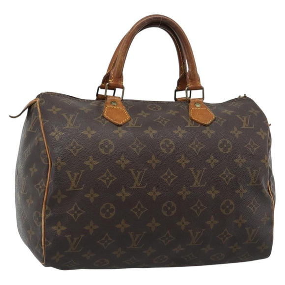 LOUIS VUITTON Monogram Speedy 30 Hand Bag M41526 LV Auth 189348
