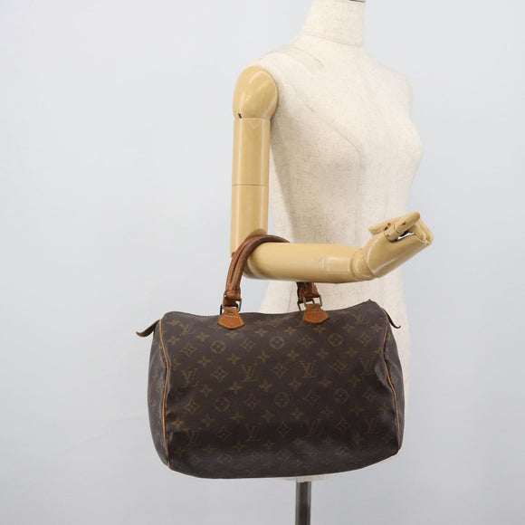 LOUIS VUITTON Monogram Speedy 30 Hand Bag M41526 LV Auth 189348