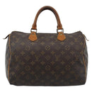 LOUIS VUITTON Monogram Speedy 30 Hand Bag M41526 LV Auth 189348-13