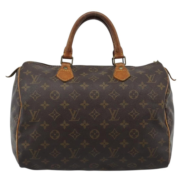 LOUIS VUITTON Monogram Speedy 30 Hand Bag M41526 LV Auth 189348