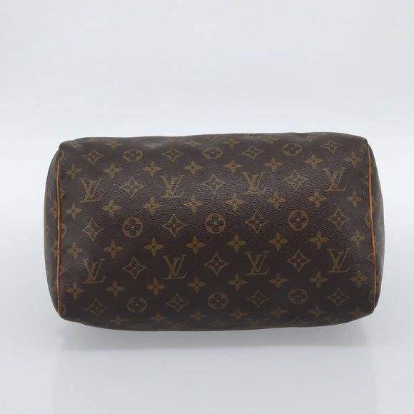 LOUIS VUITTON Monogram Speedy 30 Hand Bag M41526 LV Auth 189348