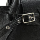 CELINE Big bag Small Hand Bag Leather Black Silver Auth 189349SAM-20