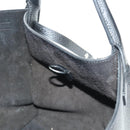 CELINE Big bag Small Hand Bag Leather Black Silver Auth 189349SAM-28