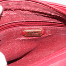 LOEWE Anagram Shoulder Bag Leather Red Auth 189350-11