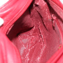 LOEWE Anagram Shoulder Bag Leather Red Auth 189350-18